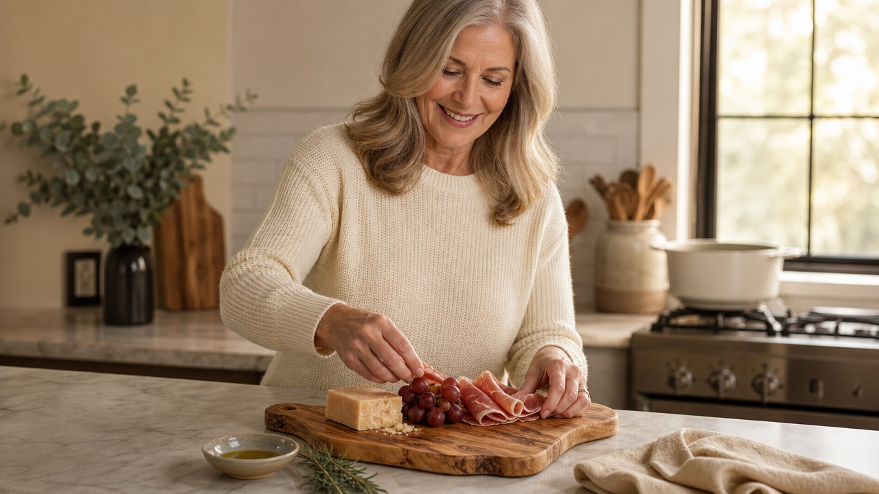 [Placeholder] Customer in a warm domestic setting